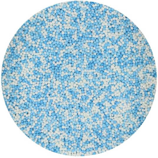 Funcakes Glutenfri Kakestrø Nonpareils Baby Blue 80g Funcakes Glutenfri Kakestrø Nonpareils Baby Blue 80g