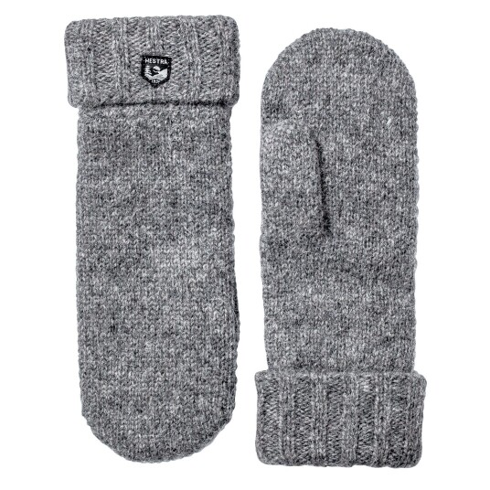 Hestra Bonnie Knit Mitt Grey 7, Grå Hestra Bonnie Knit Mitt Grey 7, Grå