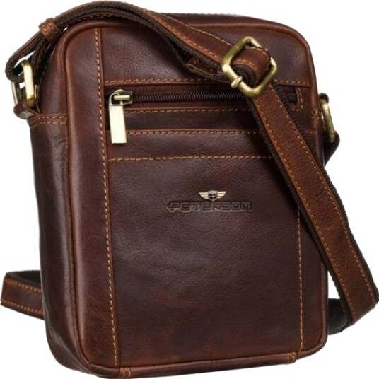 Peterson Peterson Messenger Bag I Skinn Peterson Ptn Tb 117 Com Cogna Cognac
