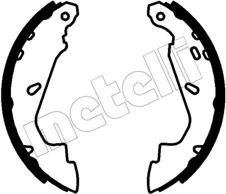 METELLI 53-0790 Bremsesko sett