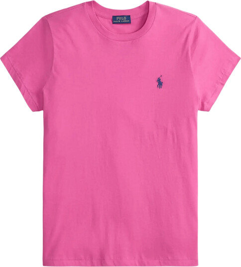 Polo Ralph Lauren 40/1 Cotton Jersey Knt T Shirt Pink XXS
