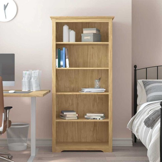 vidaXL Bokhylle BODO Honning brun 82 x 40 x 173 cm Konstruert tre