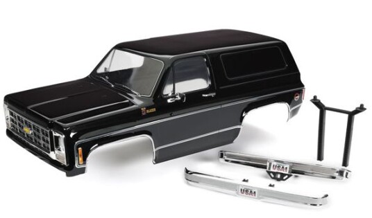 Traxxas 8130T Body Chevy Blazer Black Complete Traxxas 8130T Body Chevy Blazer Black Complete
