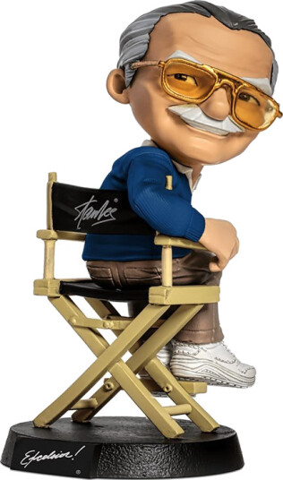 Iron Studios - Statue Stan Lee (Blue) - Pow! - MiniCo - Figur