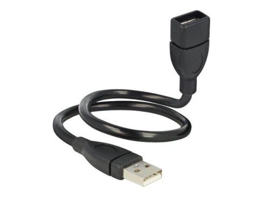 Delock ShapeCable - USB-forlengelseskabel - USB til USB - 35 cm