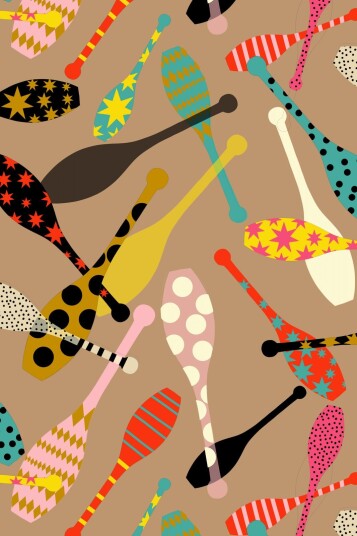 Namly Design Plakat Fargerike Klubber POSTERQDASOJ