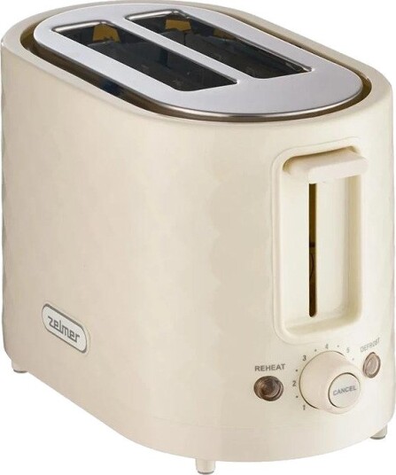 Zelmer ZTS7632F Brødrister, 2 skiver, 750W - Beige