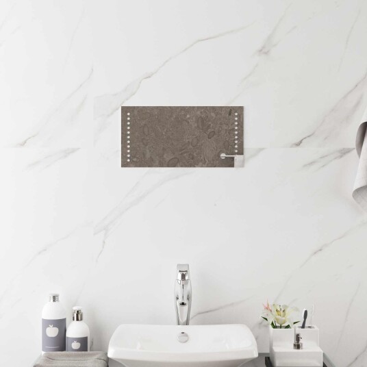 vidaXL LED Badevindu Gjennomsiktig 40 x 20 cm herdet glass Rektangulær vidaXL LED Badevindu Gjennomsiktig 40 x 20 cm herdet glass Rektangulær
