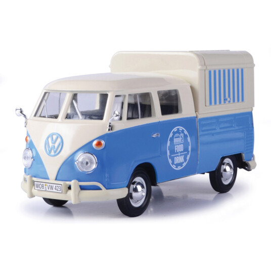 Motormax Lekebil 1:24 Volkswagen Type 2 T1 Pickup Food Truck