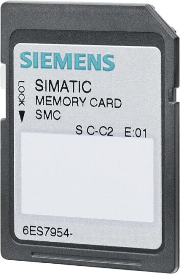 Siemens 6ES7954 8LE03 0AA0 Minnekort for S7 1200/S7 1500 Elfordeling & strømforsyning Siemens 6ES7954 8LE03 0AA0 Minnekort for S7 1200/S7 1500 Elfordeling & strømforsyning