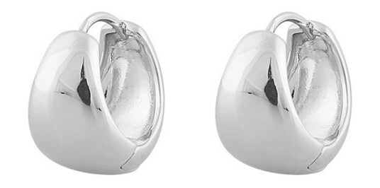 Snö Of Sweden Core Pure Oval Ear Plain Silver 16mm