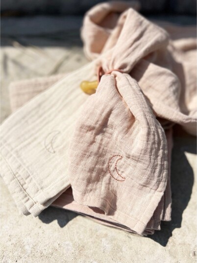 Moonboon Rose Mix Organic Muslins