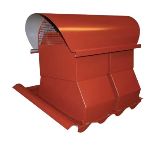 ABC Vent ABC VHS Combi Ventilasjonshette Rød Ventilasjon
