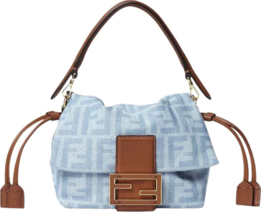 Fendi Dame Vesker Blå ONE SIZE,