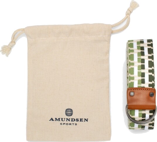 Amundsen Sports Woven Belt In Bag Leaf Green Amundsen Sports Woven Belt In Bag Leaf Green