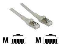 BTR - Koblingskabel - RJ-45 (hann) til RJ-45 (hann) - 5 m - skjermet - CAT 6a - halogenfri - grå BTR - Koblingskabel - RJ-45 (hann) til RJ-45 (hann) - 5 m - skjermet - CAT 6a - halogenfri - grå