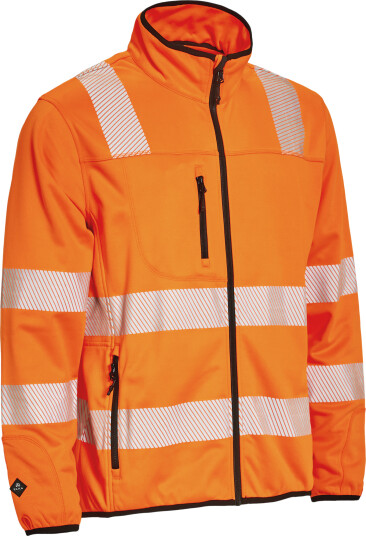 Elka Hi Vis Fleecejakke Midlayer Zip In 150015r Org 2XL