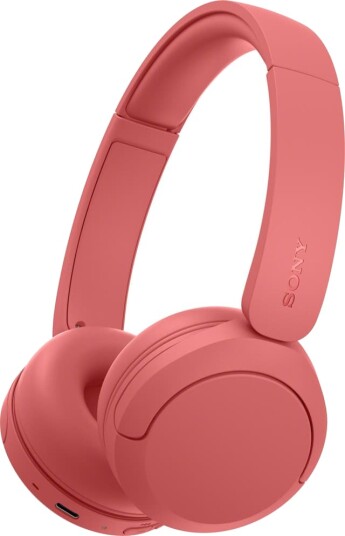 Sony WH-CH535 trådløse on-ear hodetelefoner Rød