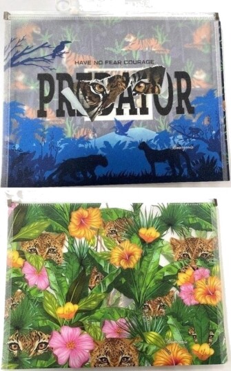 Frisk A4+ Mappe Med Plastglidelås Panther/Tiger Frisk A4+ Mappe Med Plastglidelås Panther/Tiger