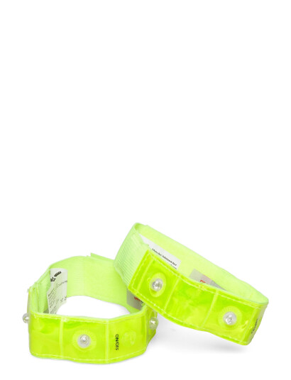Salzmann Reflective Armband With 4 Leds 2 Pack Salzmann Yellow One Size