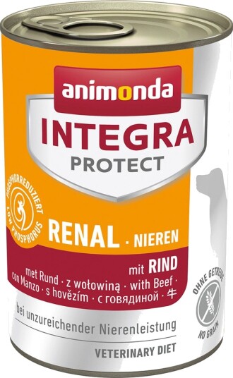 Animonda Integra Våtfôr Protect Nyre Bokser Storfekjøtt 12 X 400 G Animonda Integra Våtfôr Protect Nyre Bokser Storfekjøtt 12 X 400 G
