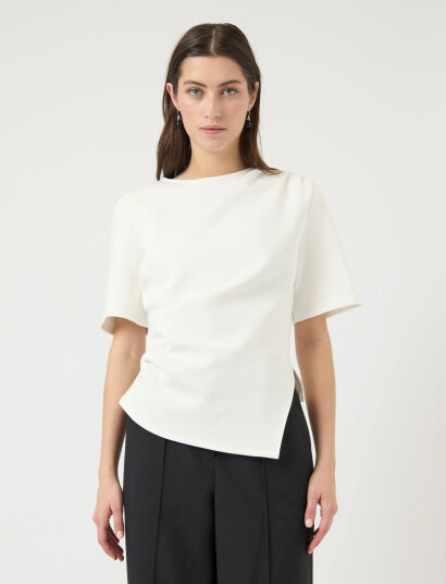 YAS Yaspina 2/4 Tee S.   Cream   L