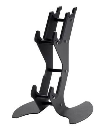 Deltaco Dual Controller and Headset Stand in metal black