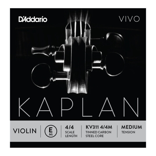 DAddario Kaplan Vivo Violin E String 4/4 Size Medium DAddario Kaplan Vivo Violin E String 4/4 Size Medium