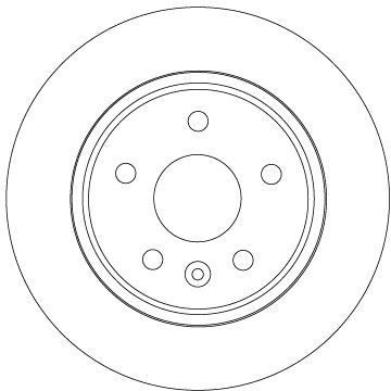 Bremseskive TRW DF6846 Bremseskive TRW DF6846