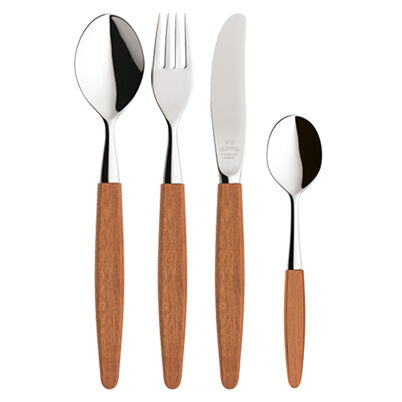 Skaugum of Norway Skaugum gavesett bestikk 4 deler Ecco Teak Skaugum of Norway Skaugum gavesett bestikk 4 deler Ecco Teak