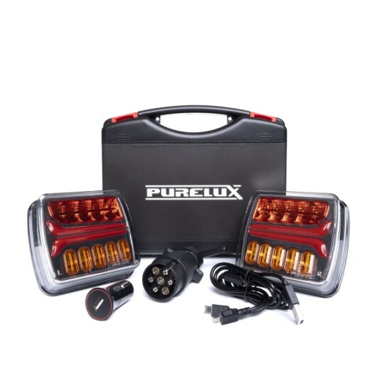 Baklyspakke PURELUX Wireless Trailer Light Kit   Trådløs / Magnetisk montering