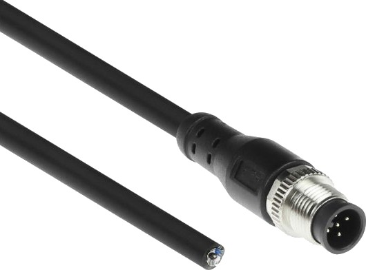 Act Industrial Sensorkabel 3,00 Meter M12a 5 Pin Hann Til Åpen Ende Superflex Xtreme Tpe Skjermet Sc3505