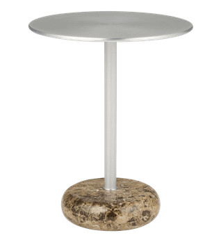 Northern Ton Sidebord Liten Brun Marmor/ Aluminium Northern Ton Sidebord Liten Brun Marmor/ Aluminium