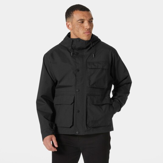 Helly Hansen Escape Utility Regnjakke Herre Svart L Helly Hansen Escape Utility Regnjakke Herre Svart L