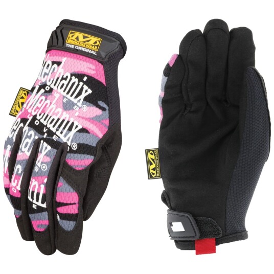 Mechanix Arbeidshansker Dame Org Pink Camo M