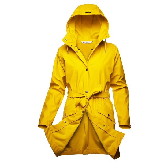 Helly Hansen Dame Kirkwall Ii Fullt Vanntett Regnfrakk Gull M MarineblåM