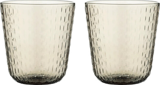 Marimekko Syksy tumbler glass 36 cl 2 pakning Brown Marimekko Syksy tumbler glass 36 cl 2 pakning Brown