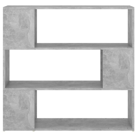 vidaXL Bokhylle/romdeler betonggr? 100x24x94 cm sponplate vidaXL Bokhylle/romdeler betonggr? 100x24x94 cm sponplate