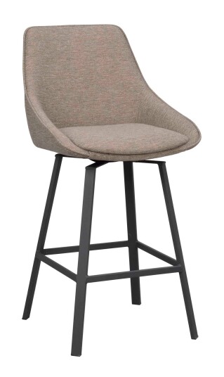 Rowico Home Alison barstol Mörkbeige/svart Beige