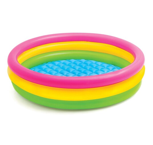Intex Sunset Oppblåsbart basseng 3 ringer 147x33 cm Intex Sunset Oppblåsbart basseng 3 ringer 147x33 cm