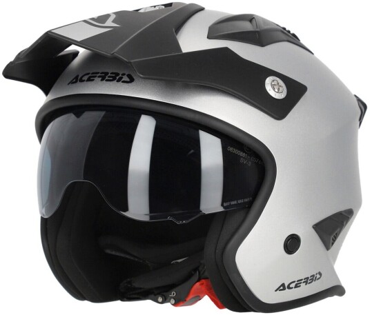 Acerbis Aria Metallic Jet Hjelm L Sølv