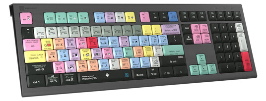 Logickeyboard PhotoShop CC MAC ASTRA 2 Mac Backlit UK
