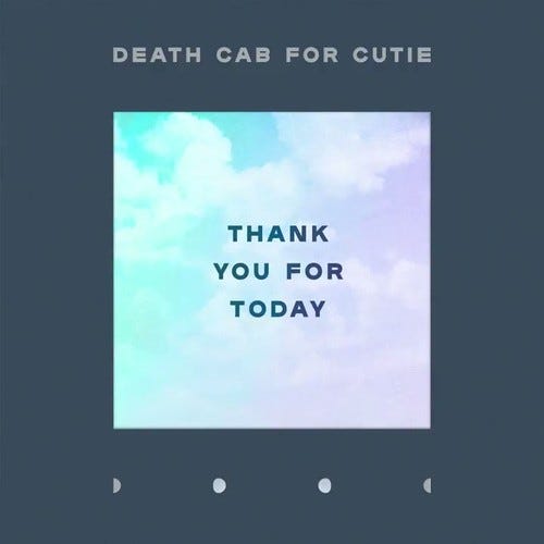 Death Cab For Cutie Thank You For Today LP/Vinyl Death Cab For Cutie Thank You For Today LP/Vinyl