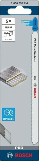 Bosch T Pro Metallsandwichverktøy T718bf 180 Mm /5 Stk.