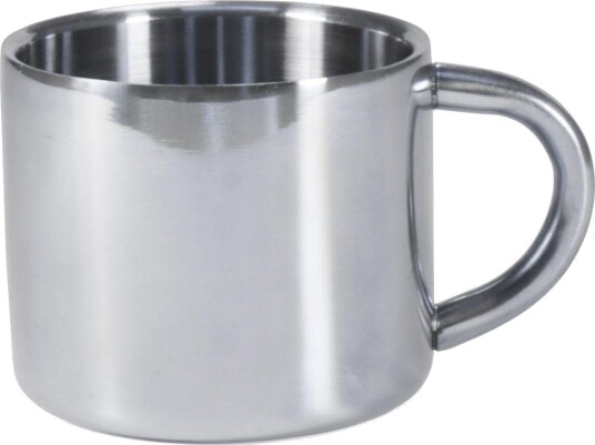 BasicNature Deluxe Espresso Termokopp - Doble vegger - Rustfritt st??l