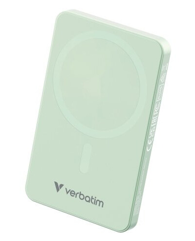 Verbatim Charge ""N"" Go Essentials, 5000 Mah, Quick Charge 3.0, Trådlös Laddning, 35 W, Grön