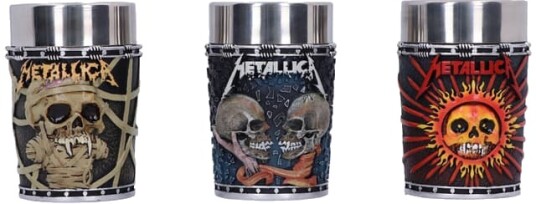 Nemesis Now Metallica shotglass 3 pakning