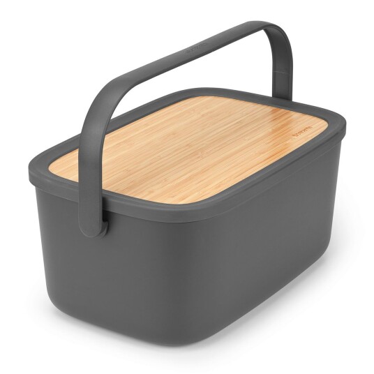 Brabantia Nic brødboks Mørkegrå Brabantia Nic brødboks Mørkegrå