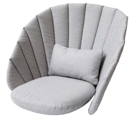 Peacock putesett Light grey Til lounge lenestol