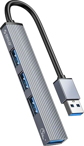 Usb-Hub Orico Hub Ah-A13 Usb-A - Grå Orico, Dockingsfordeler